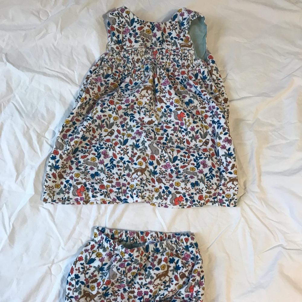 Baby Boden spring dress with bloomers
